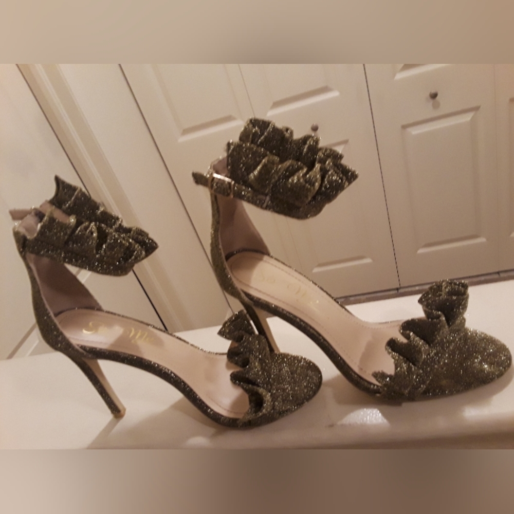 Black & Gold Heels